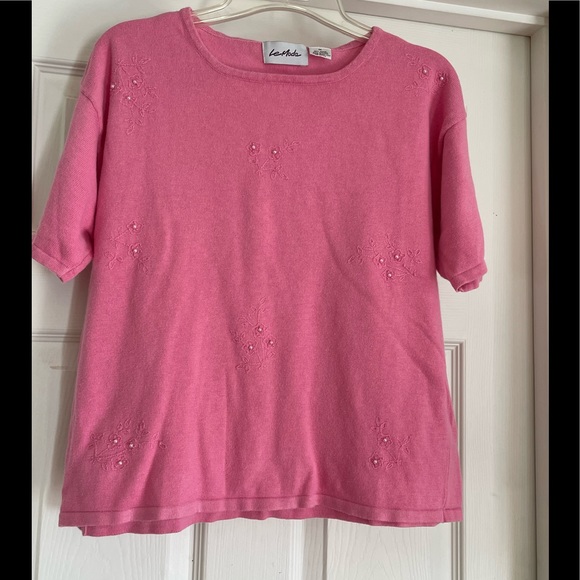 Le Moda short sleeve sweater - Picture 1 of 5